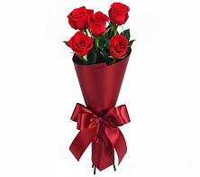 Букет 5 Красных роз Эдлесс Лав в Большая Глушица