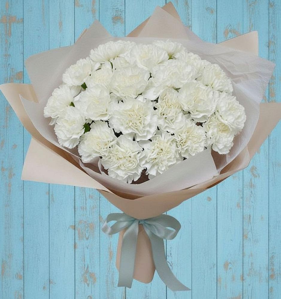 Букет цветов из: Гвоздики в Большая Глушица