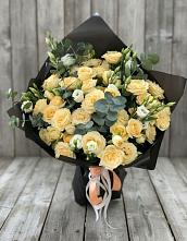 Букет цветов из:  Розы и Лизиантусы в Большая Глушица