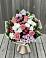 Букет цветов из: Альстромерии, Гвоздики, Розы и Хризантемы в Большая Глушица