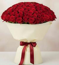 Букет 101 Красная роза Милано в Большая Глушица