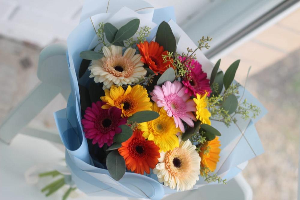 Букет цветов из: Герберы в Большая Глушица