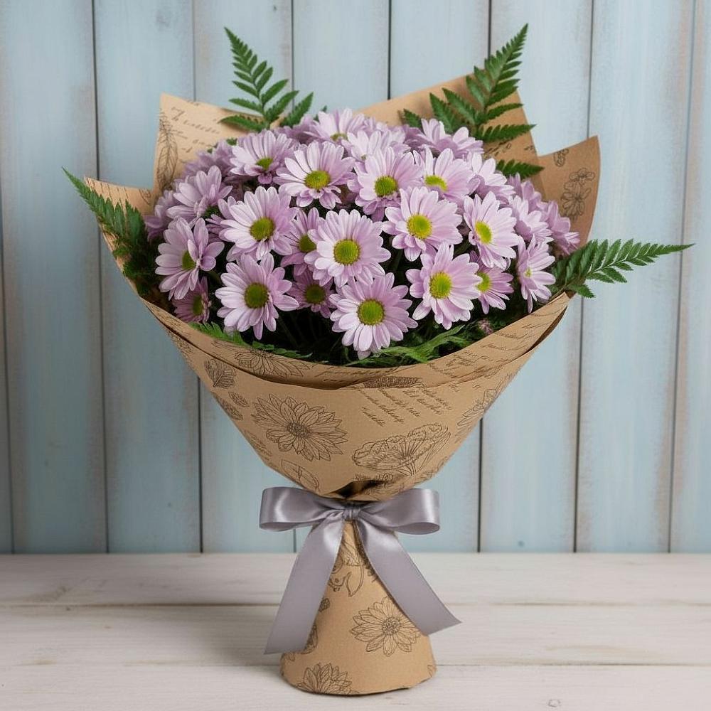 Букет цветов из: Хризантемы в Большая Глушица