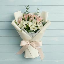 Букет цветов из:  Альстромерии в Большая Глушица