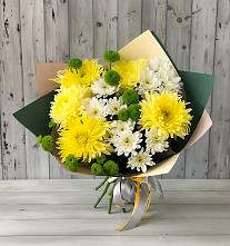 Букет цветов из:  Хризантемы #REPLACE_PRED# Большая Глушица