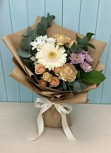 Букет цветов из:  Герберы и Хризантемы #REPLACE_PRED# Большая Глушица