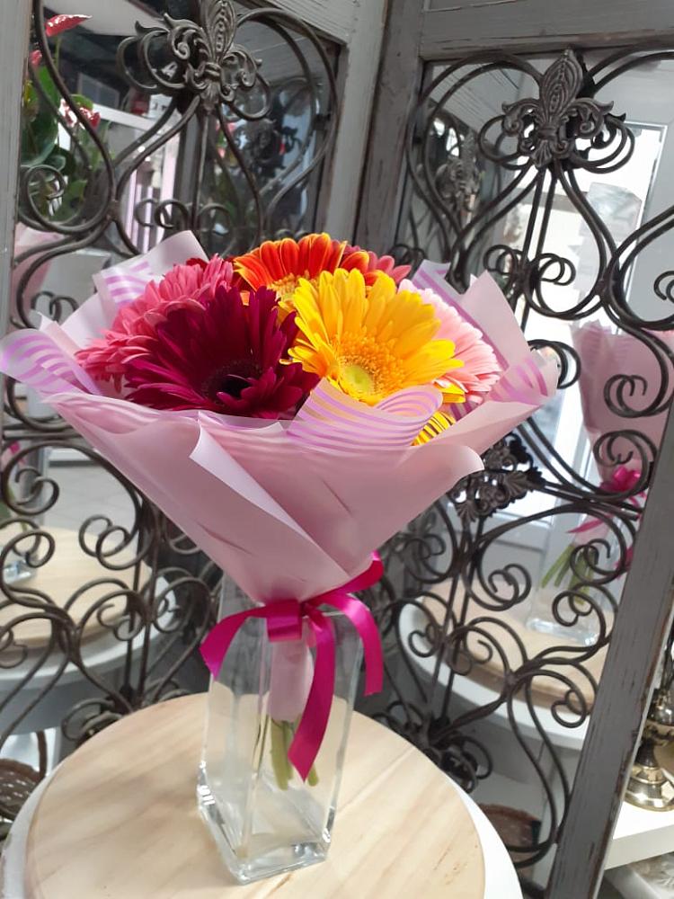 Букет цветов из: Герберы в Большая Глушица