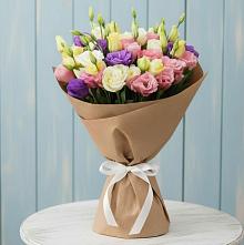 Букет цветов из:  Лизиантусы в Большая Глушица