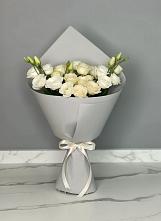 Букет цветов из:  Розы и Лизиантусы в Большая Глушица